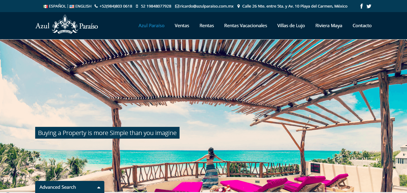 Lee más sobre el artículo Azul Paraíso Real Estate – Bienes Raíces en Riviera Maya