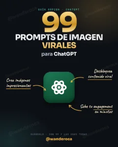 99 comandos de imagen para ChatGPT, guía en español